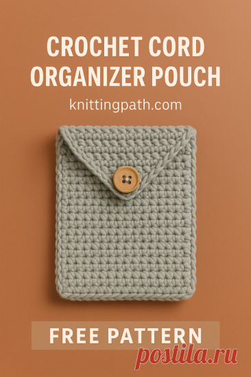 Crochet Cord Organizer Pouch