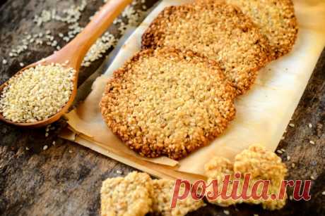 Кунжутное печенье: рецепт вкусной и домашней выпечки