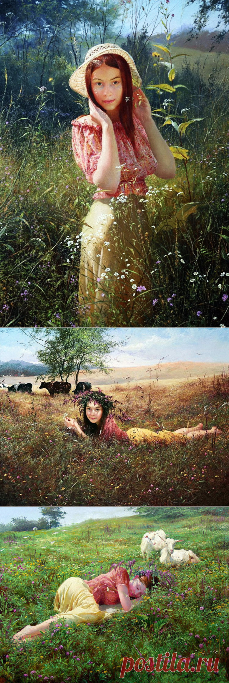 Художник Юрий Клапоух. Часть 1. Жизнь деревни.