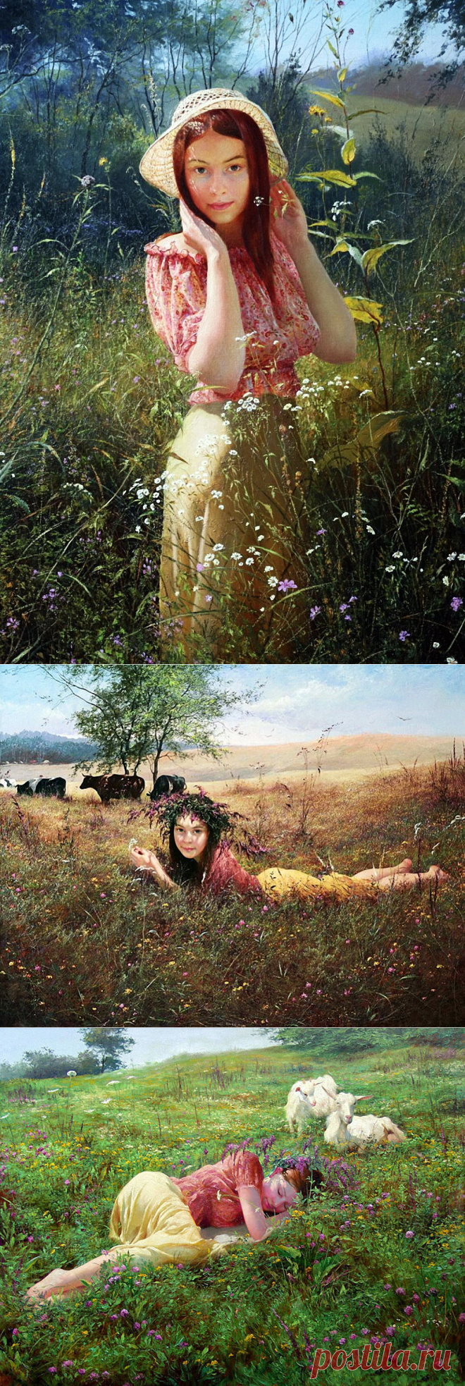 Художник Юрий Клапоух. Часть 1. Жизнь деревни.