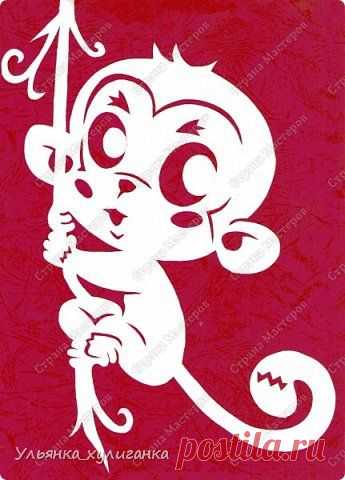 Вытынанки обезьяны - часть 2