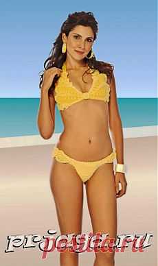 Схема вязания купальника крючком