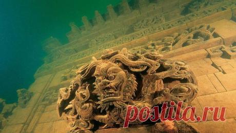 Таинственный город на дне озера в Китае