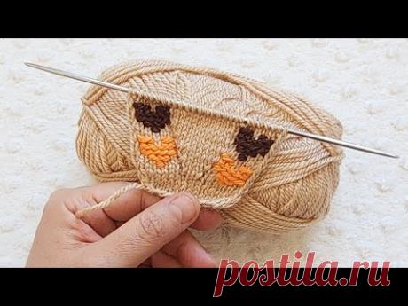 Очень простая бесшовная модель пинеток с двумя спицами