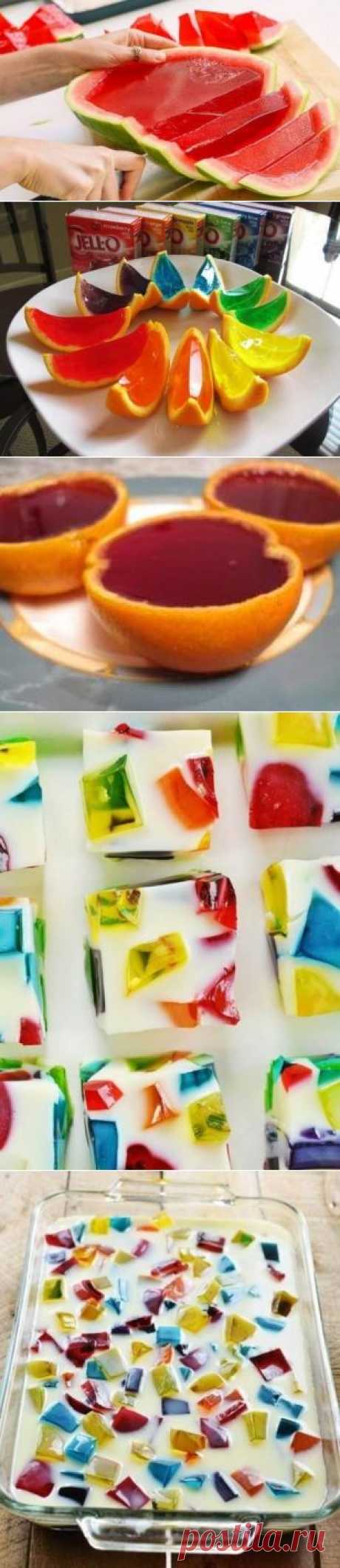 Желе в арбузе и другие необычные рецепты с желатином | Четыре вкуса