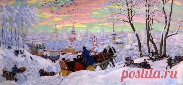 20vek.com: 1916. Борис Кустодиев - Масленица