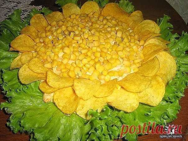 Украшение салатов. Идеи.