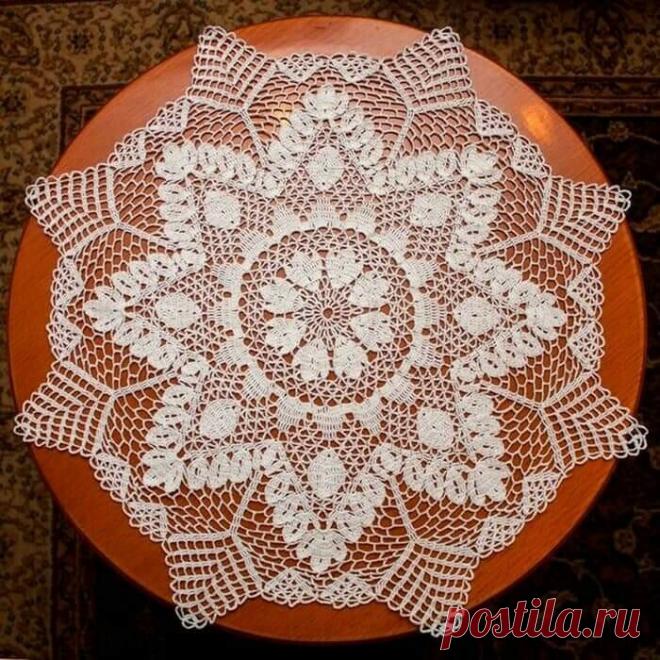 Салфетки крючком ( фото, схемы) (3) | ШалиГали – о вязании с любовью | Яндекс Дзен