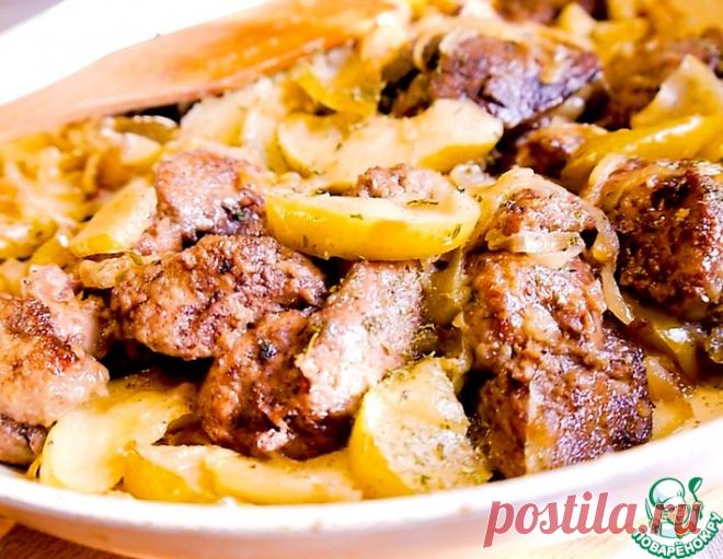 Куриная печень с яблоками – кулинарный рецепт