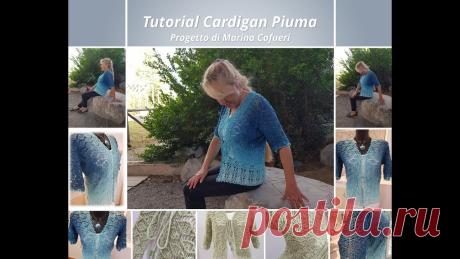 Tutorial Cardigan "Piuma" (Seconda parte) per tutte le taglie SECONDA PARTE :    Per descrizioni qui sotto !Prima parte qui : https://youtu.be/tSrgIpyVngA benvenuti nel mio canaleCosa ho utilizzato :ho una 44 /46 come t...