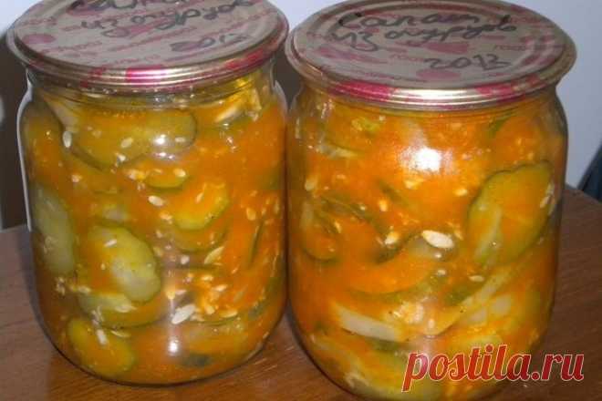 Огурцы в томате-вкусная и нежная закуска на зиму