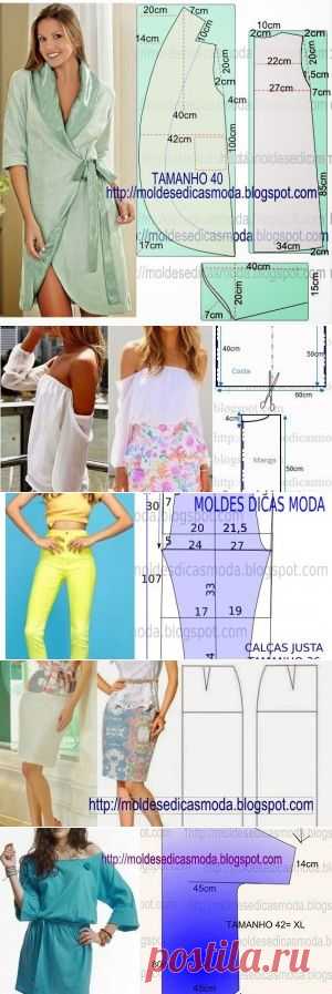 ROBE FÁCIL DE FAZER - 4 - Moldes Moda por Medida