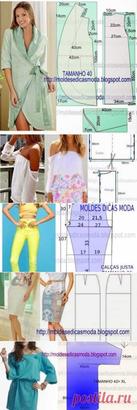 ROBE FÁCIL DE FAZER - 4 - Moldes Moda por Medida