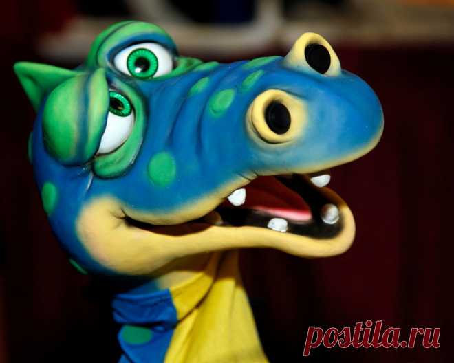Dragon Puppet | Axtell Expressions DUSTY DRAGON!  He's Hot! This goofy Dragon puppet will really get your audience excited! He is brightly colored and has permanant wings! You can show your audience how to train a dragon for just  $399.95. Also available as a Smoke Blowing Dragon! $279.95 extra.(1 can of smoke included free with the Smoke Option if shipping in the USA.) FOREIGN NOTE - We can set your dragon up for smoke feature but cannot ship the smoke cans with foreign o...