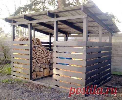 5 распространенных ошибок в постройке дровяника на даче Дровяник – это сооружение для хранения дров. Обычно располагается под открытым небом и имеет навес и ограждающие конструкции.