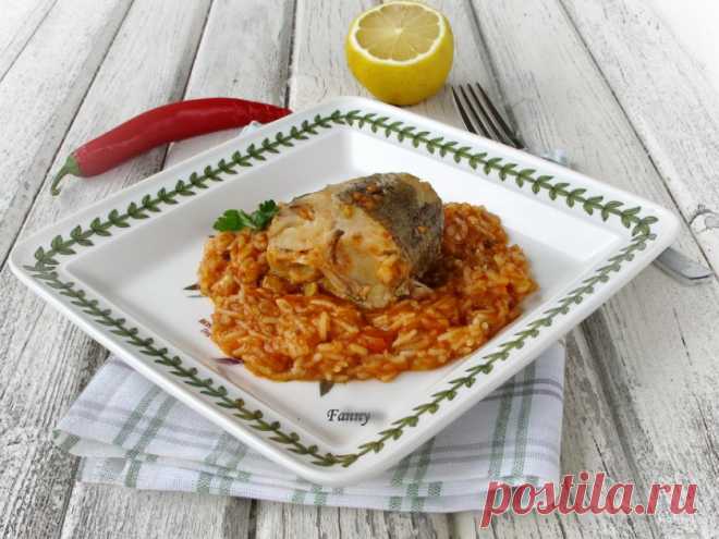 Рыба с рисом по-тунисски