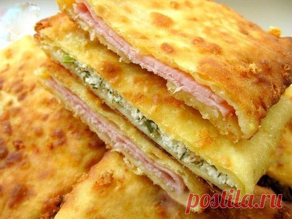 ​Сырные лепешки с начинкой — Кулинарная книга - рецепты, фото, отзывы