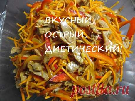 Салат из куриных желудков – 8 рецептов приготовления