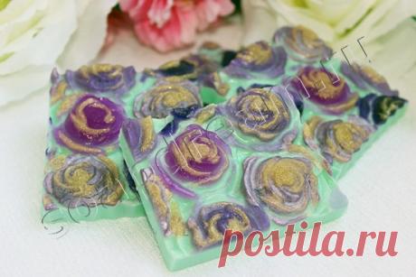Мастер-класс &quot;Розы под нарезку&quot; | Мыловарение мастер-классы