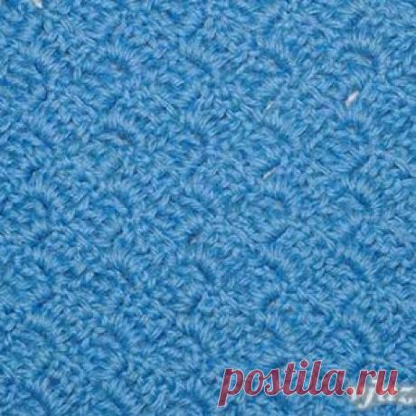 Плотный узор для вязания крючком