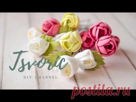 Маленькие цветочки из фоамирана /Small flowers of foamiran