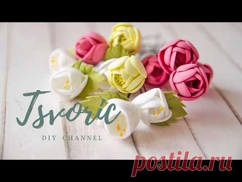 Маленькие цветочки из фоамирана /Small flowers of foamiran