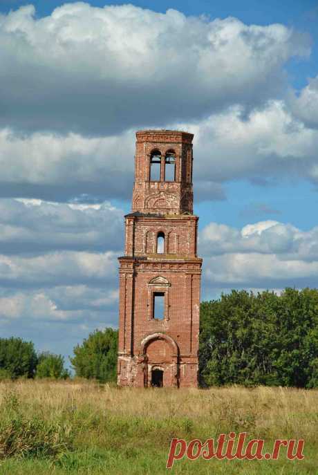 Рождествено. Пизанская башня на берегу Мёши :: Геокэшинг ::