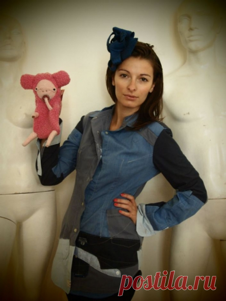 Переработанная из мужских сорочек рубашка на все случаи жизни / Креатив / Модный сайт о стильной переделке одежды и интерьера