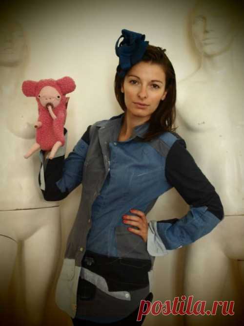 Переработанная из мужских сорочек рубашка на все случаи жизни / Креатив / Модный сайт о стильной переделке одежды и интерьера