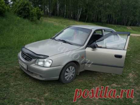 КАЛУГА  МЕХАНИКА  160000  пробег  цена   200000   ТЕЛЕФОН   +79105467673   Купить Hyundai Accent II с пробегом: Хендэ Акцент II седан 2007 года, 1.5 MT (102 л.с.) Tagaz, цена 200000 рублей —