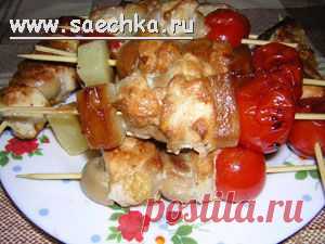 Куриный шашлык | рецепты на Saechka.Ru