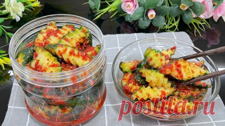 Такие вкусные огурцы вы точно ещё не пробовали. Простой рецепт хрустящих молосольных огурцов. | Uzbek_food | Дзен