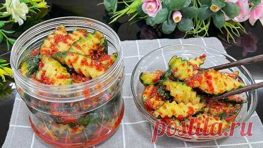 Такие вкусные огурцы вы точно ещё не пробовали. Простой рецепт хрустящих молосольных огурцов. | Uzbek_food | Дзен