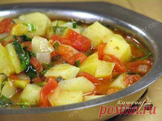 Чахохбили ... без курицы - для бодрости постящихся!