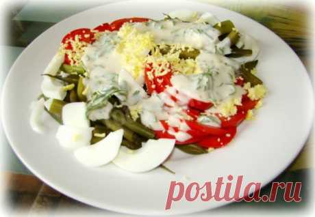 Салат Паради из помидоров и стручков фасоли рецепт с фото пошагово - 1000.menu