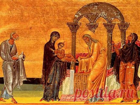 Тайный смысл иконы «Сретение Господне» Православная культура насчитывает множество икон. Некоторые из них особо почитаются верующими и имеют скрытый смысл. Таковой является икона «Сретение Господне».