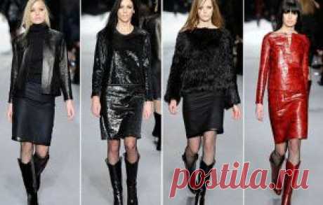 Модные зимние юбки 2015