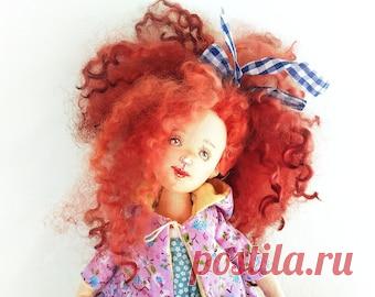 Art Doll Collectable OOAK Textile Doll Cloth Doll | Etsy