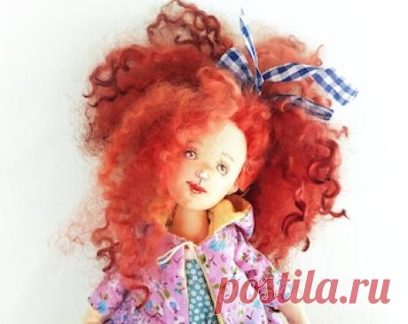 Art Doll Collectable OOAK Textile Doll Cloth Doll | Etsy