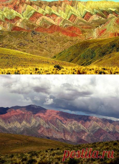 Поражающие воображение цветные горы Серранья-дель-Агуараге - Наука и жизнь