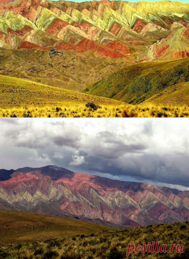 Поражающие воображение цветные горы Серранья-дель-Агуараге - Наука и жизнь