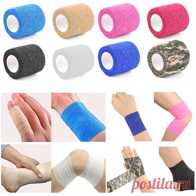Самоклеящаяся повязка, набор первой помощи, марля для спортивного тела, защитная лента для защиты от чрезвычайных ситуаций 2,5/5/7, 5/10/15 см|Аварийные наборы| | АлиЭкспресс
