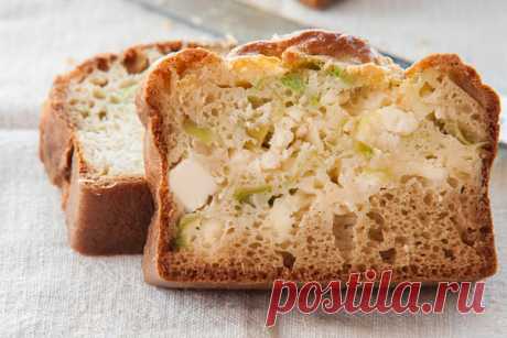Луковый кекс с сыром - Домашний очаг