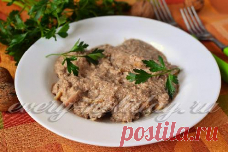 Сациви из курицы по-грузински, пошаговый рецепт с фото