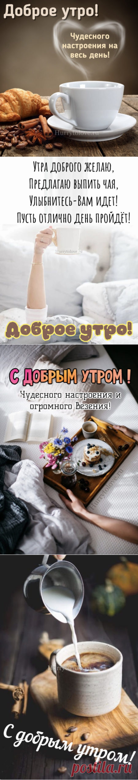 Картинки с добрым утром красивые: открытки с пожеланиями хорошего дня и настроения