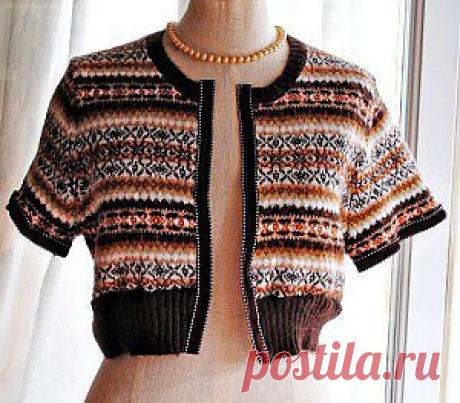 Модная кофточка из свитера, МК | Само Совершенство