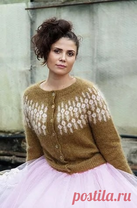 Пост на стене Кардиган Rav  от Hanne Rimmen