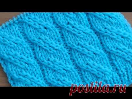 Замечательный узор спицами для платья, туники, мужского свитера, пуловера.