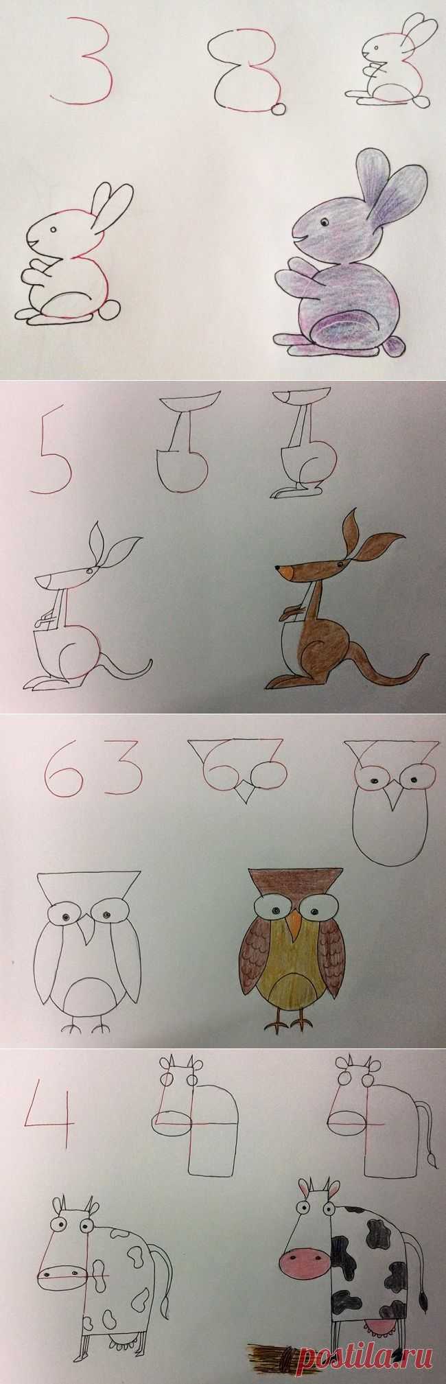 Как научить ребенка рисовать