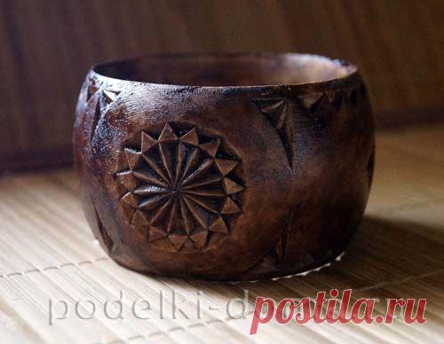 Мастер-класс. Геометрическая резьба по дереву. Браслет | Коробочка идей и мастер-классов